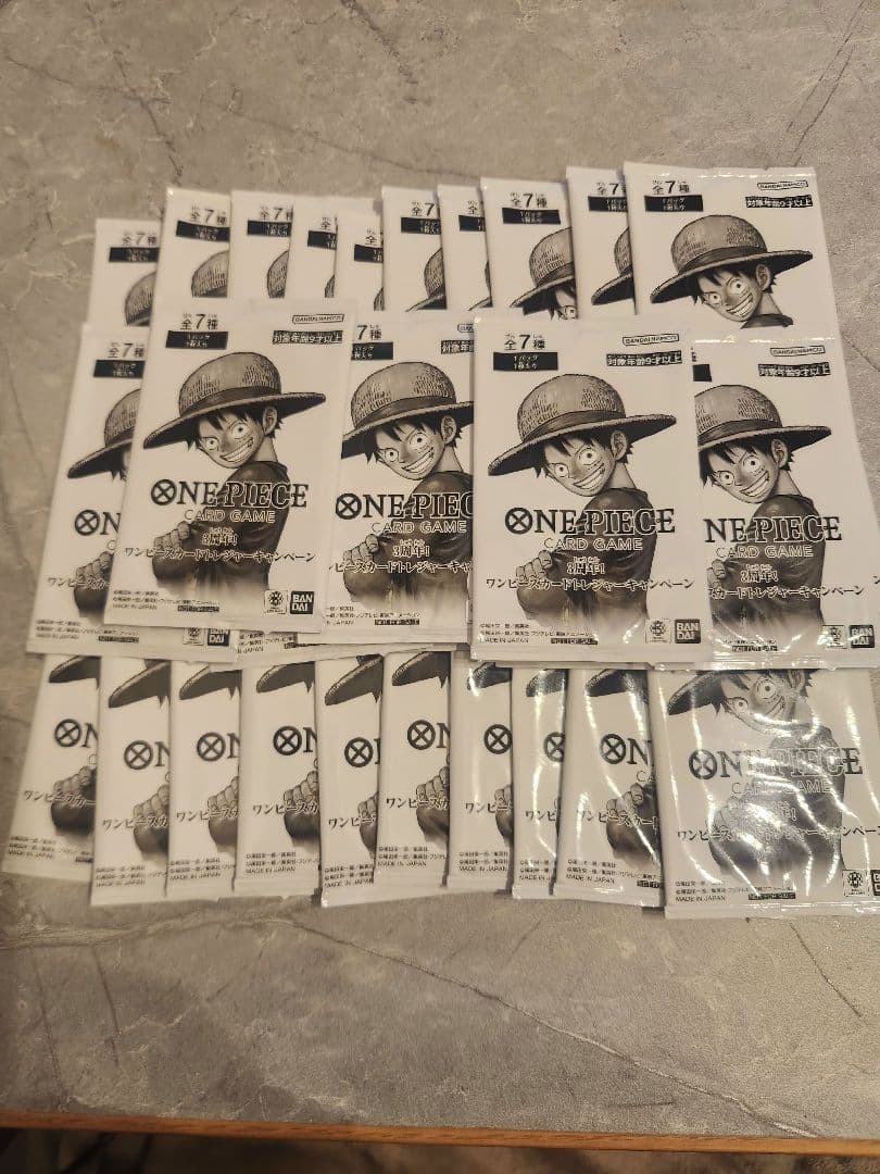30パック　ワンピカード　3周年！ワンピースカードトレジャーキャンペーン