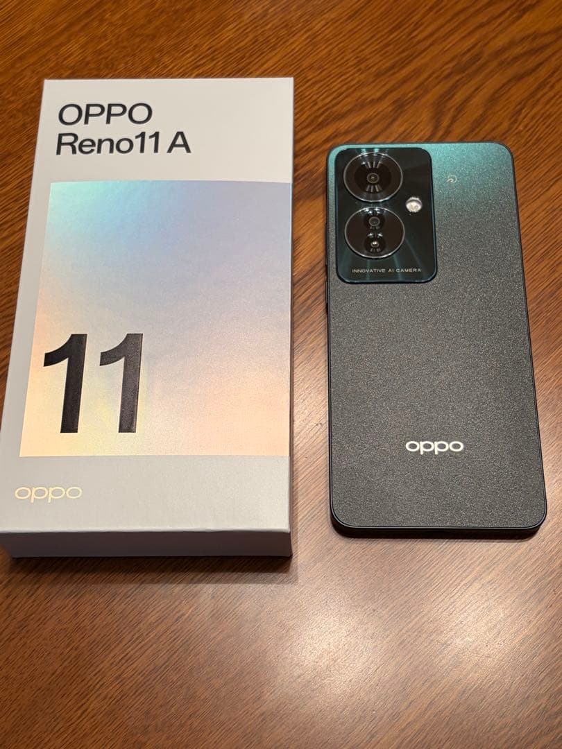 【美品】OPPO Reno 11a SIMフリー ダークグリーン128GB