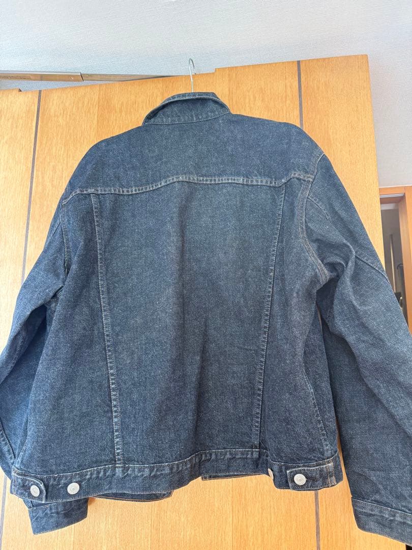 Levi's 先染めブラック デニムジャケット Lサイズ