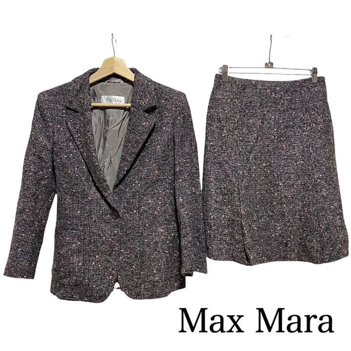 Max Mara セットアップ スーツ スカート ツイード