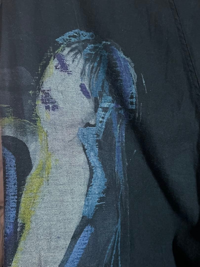 乳*菌様 Yohji Yamamoto pour homme 24aw女性柄デニ