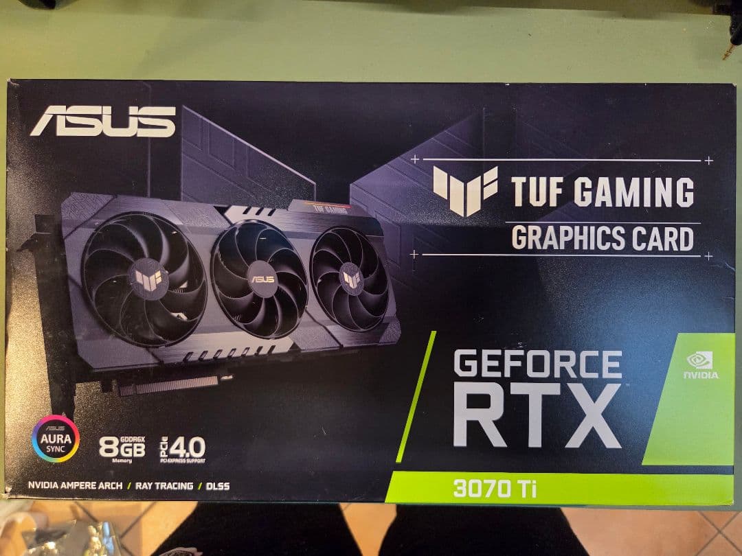 ASUS Tuf Gaming Geforce RTX 3070ti 箱あり
