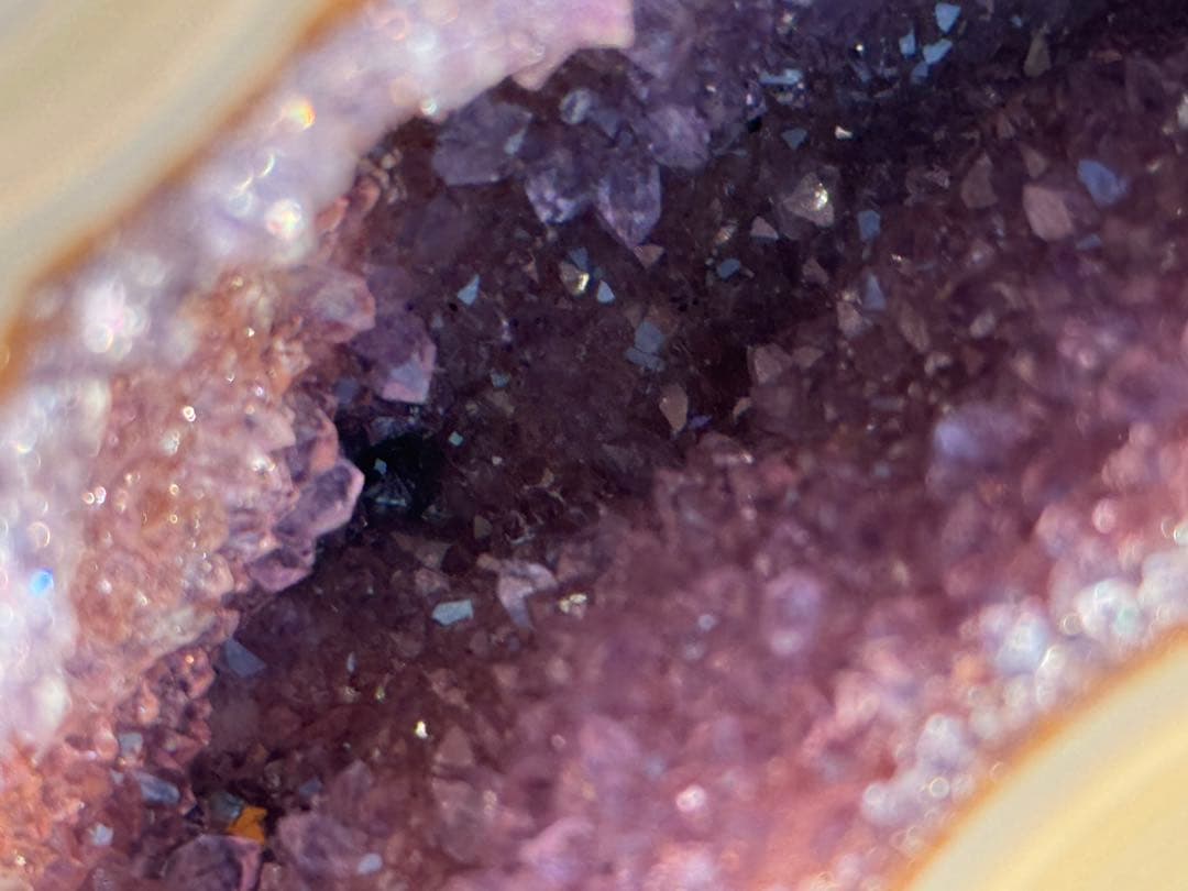 ラベンダー アメジスト アゲート 水晶 天然石 瑪瑙 鑑賞石 インテリア 置物