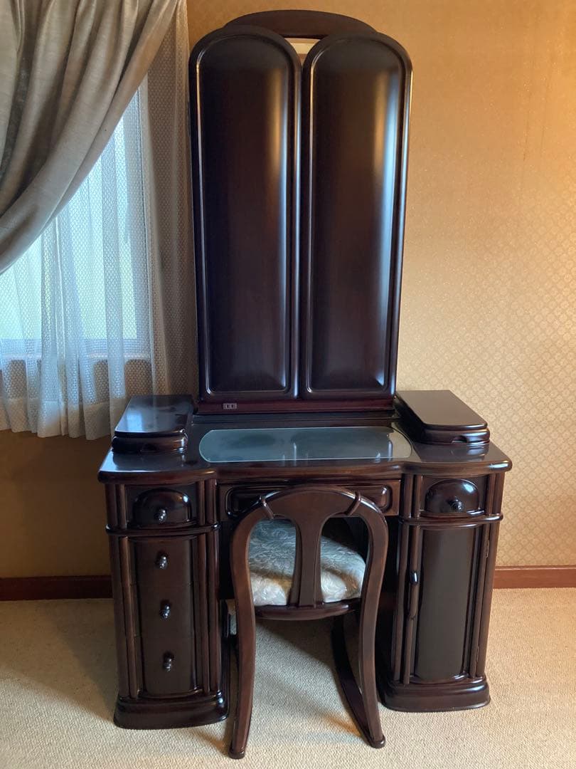 鏡台 ドレッサー アンティーク家具