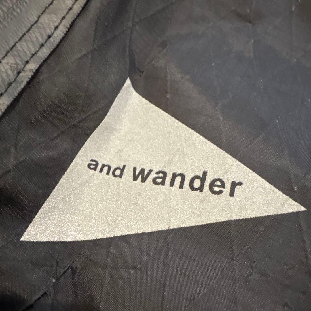 アンドワンダー and wander 3wayバッグ