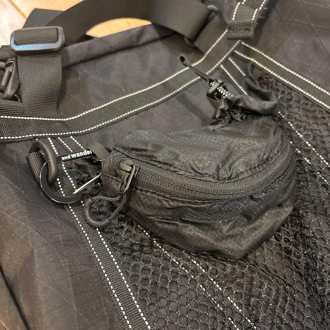 アンドワンダー and wander 3wayバッグ