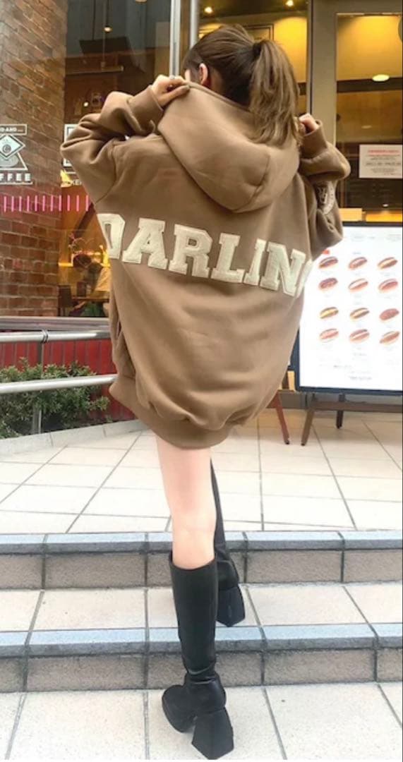 Darich DARLINGビッグパーカー ブラウン 新品未使用