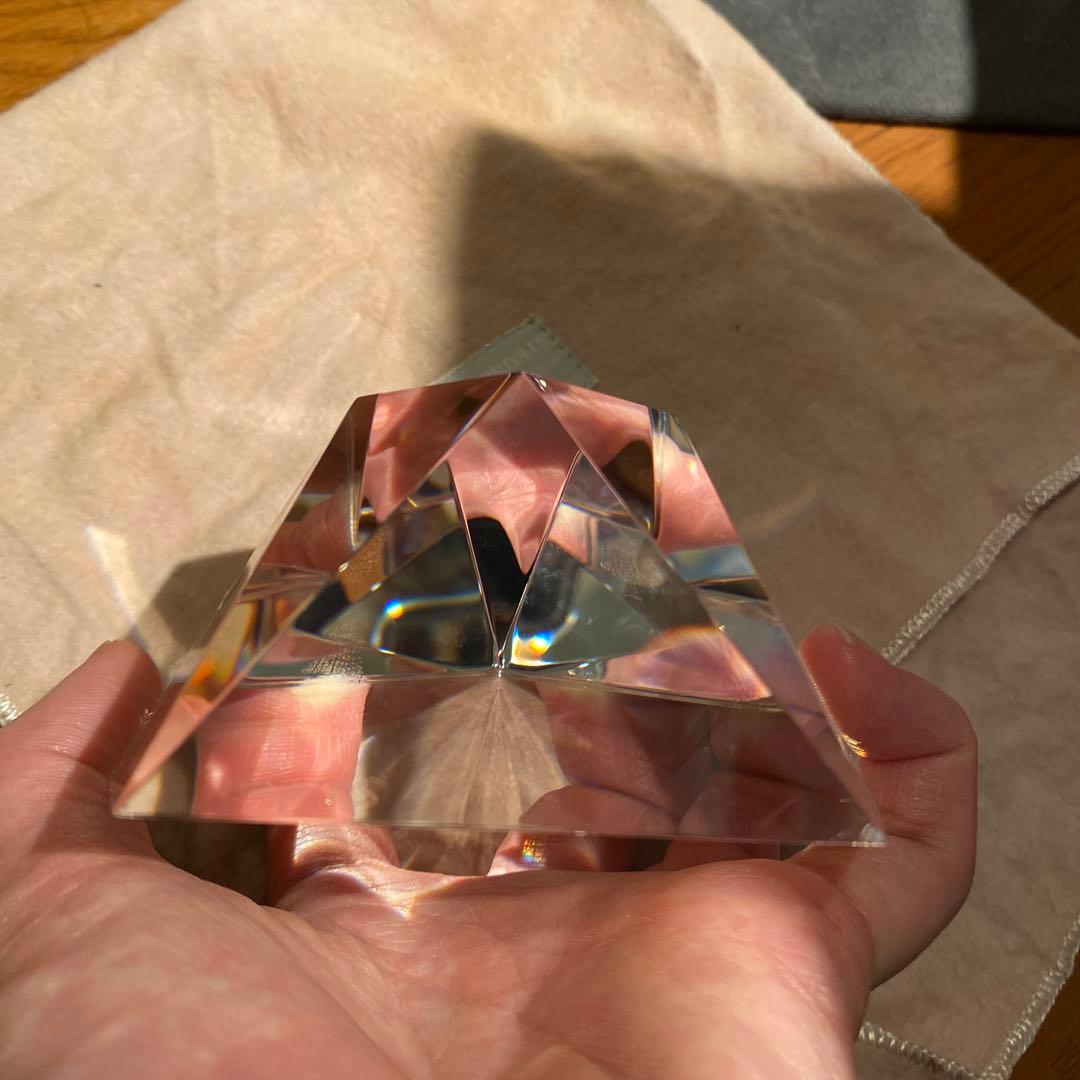 STEUBEN クリスタル　ペーパーウェイト　入れ物　セット