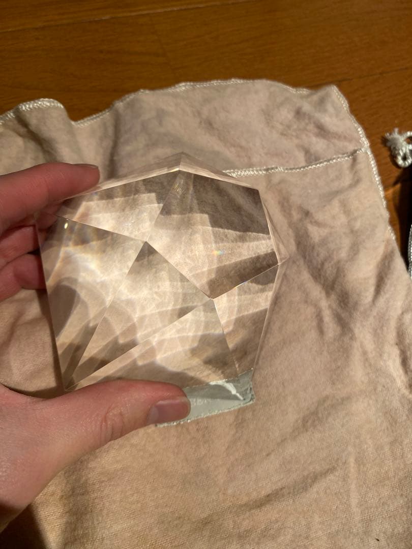 STEUBEN クリスタル　ペーパーウェイト　入れ物　セット