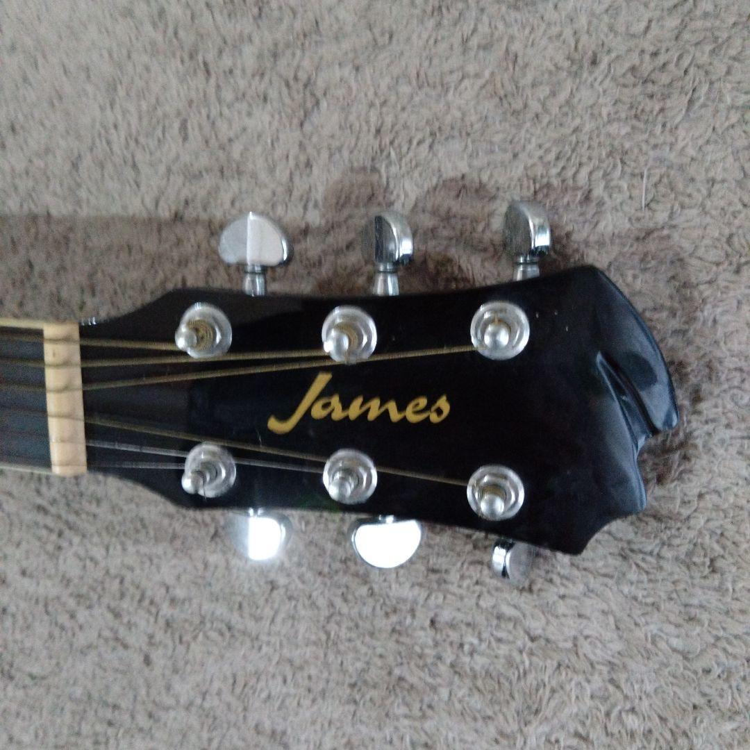 エレクトリックアコースティックギターJames JE450　ブラック