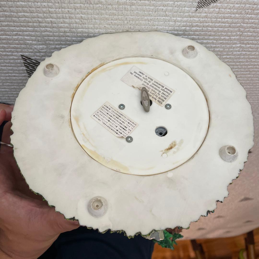 バンビ　スノードーム　オルゴール　ディズニー