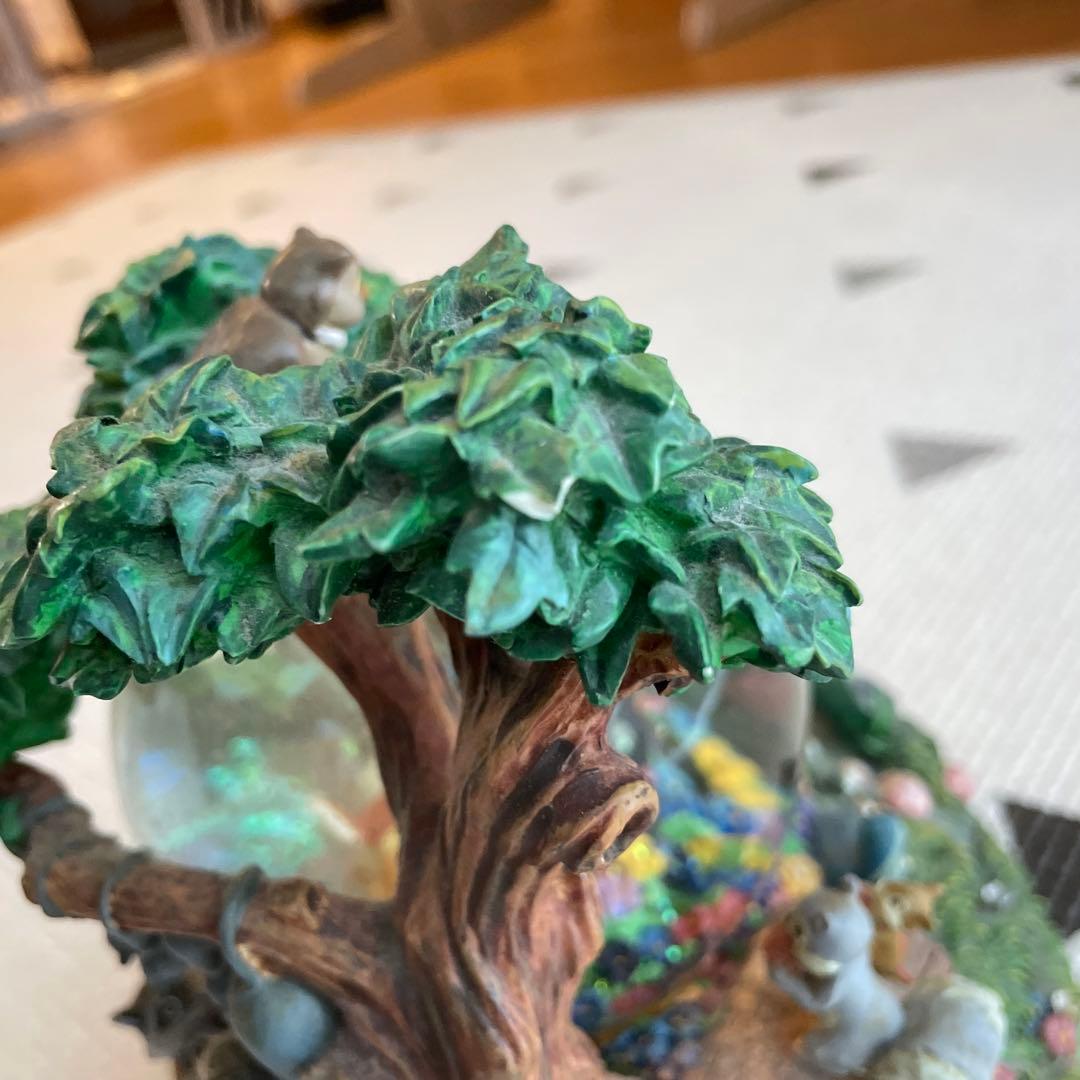 バンビ　スノードーム　オルゴール　ディズニー