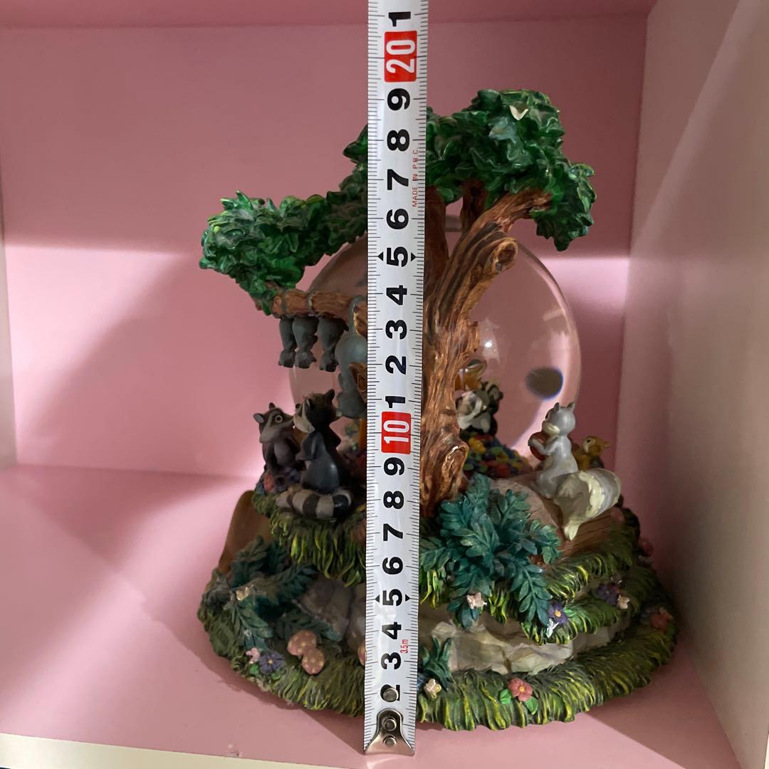 バンビ　スノードーム　オルゴール　ディズニー