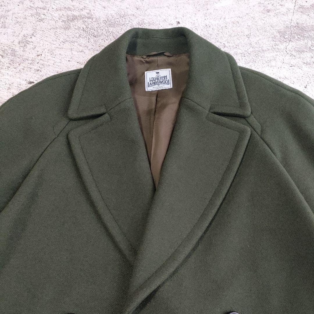 美品　B＆Yユナイテッドアローズ HAMILTON WOOL MIX Pコート