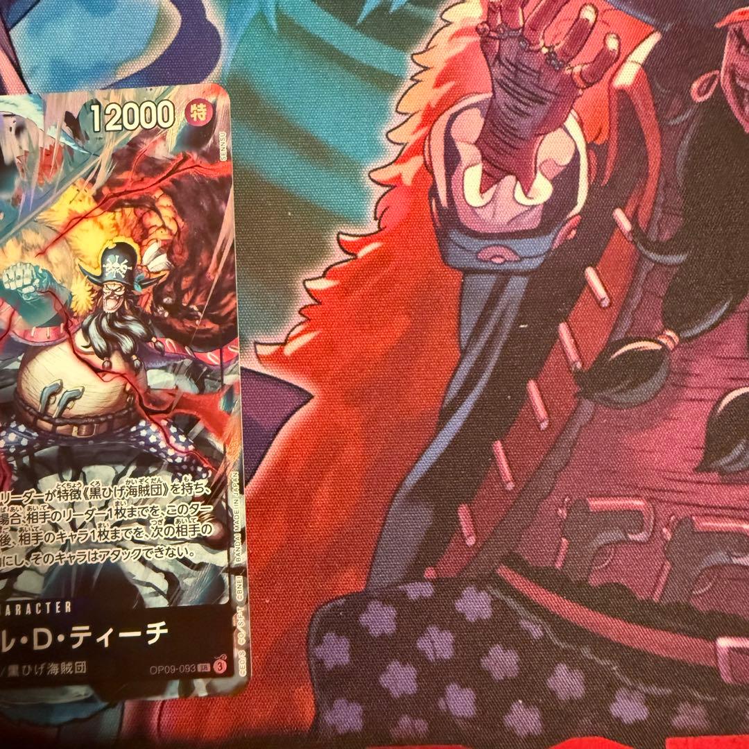 ONE PIECEマーシャルDティーチリーダーカード2ndANNIVERSARY