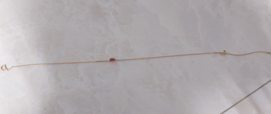 ゴールド アンクレット アンデシン