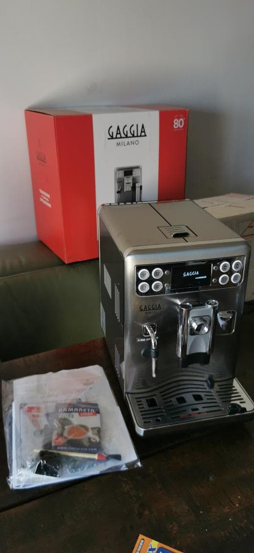 老舗本格派Gaggia 全自動コーヒーマシン ラテ,カプチーノが１タッチ