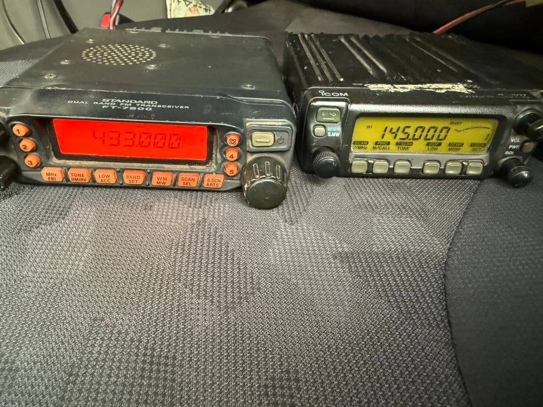 ft-7800 IC-207 本体2個　ALINCO EMS-78 2個