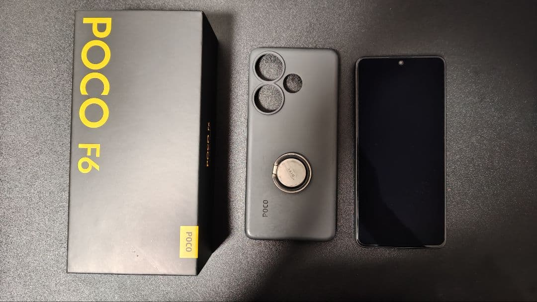 POCO F6 ブラック 12GB RAM 512GB ROM