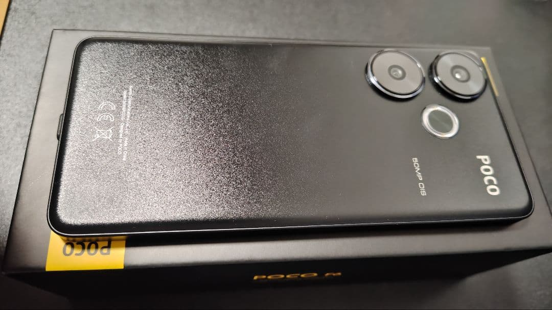 POCO F6 ブラック 12GB RAM 512GB ROM