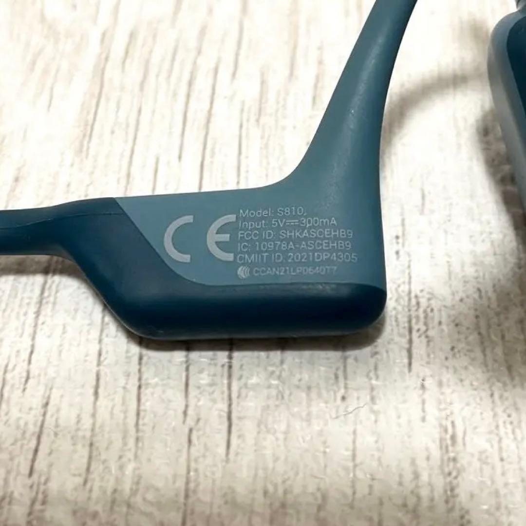 Shokz　ショックス　S810　骨伝導　ワイヤレス　イヤホン　ブルー