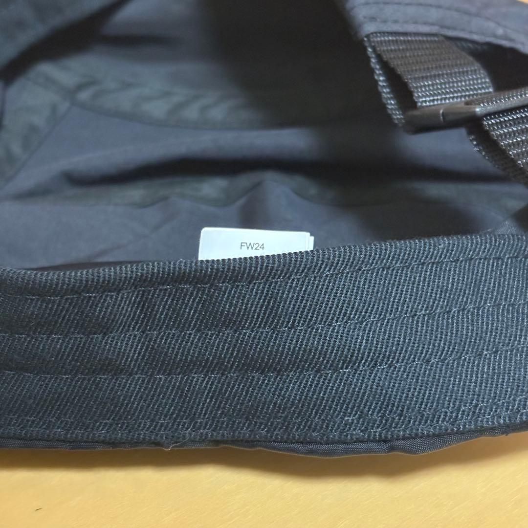 シュプリーム　格子柄　チェック柄　ジェットキャップ　キャンプキャップ　ブラック