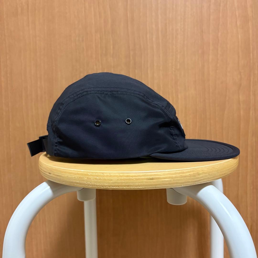 シュプリーム　格子柄　チェック柄　ジェットキャップ　キャンプキャップ　ブラック