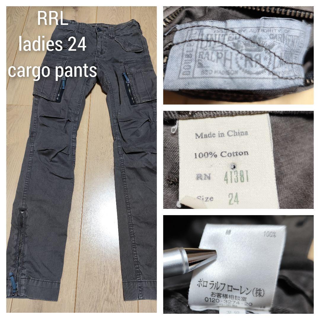 ダブルアールエル 24 RRL カーゴパンツ パンツ ボトムス レディース