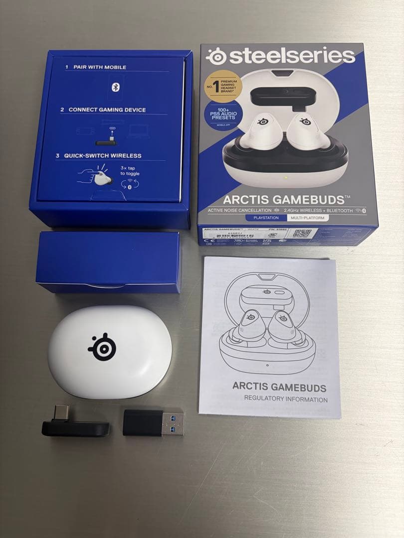 イヤホン SteelSeries Arctis GameBuds [White]