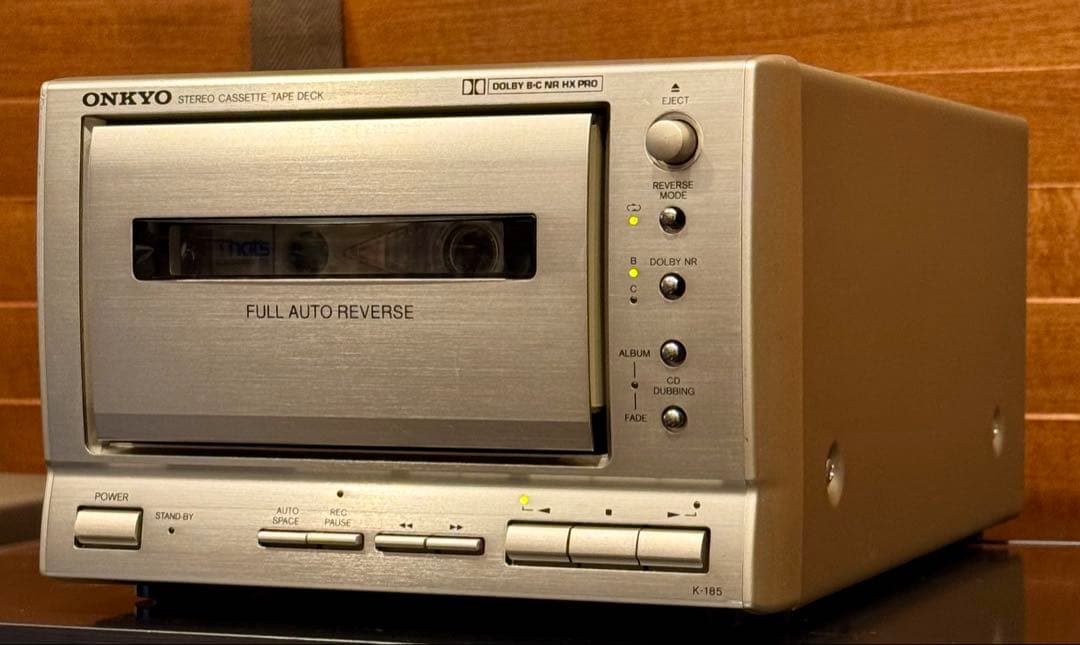 売約済み整備済動作品 オンキョー Onkyo K-185 カセットデッキ送料込み