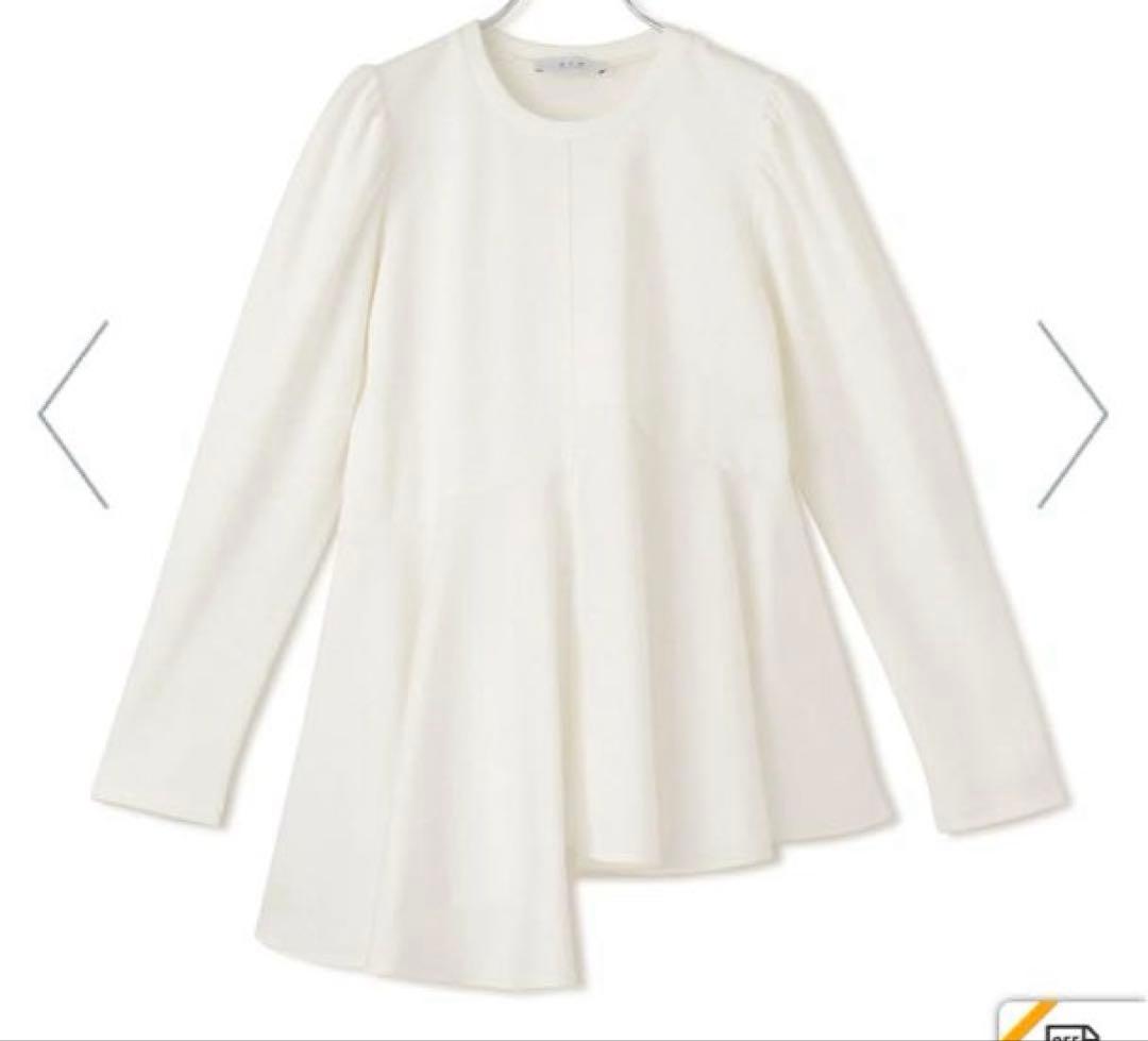 フリルペプラムロングスリーブカットソー/アダムエロペ