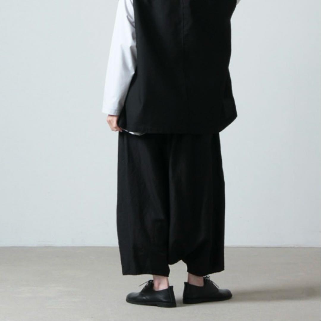 FACTORY ファクトリー✳︎ペルー綿サルエルパンツ　ブラック