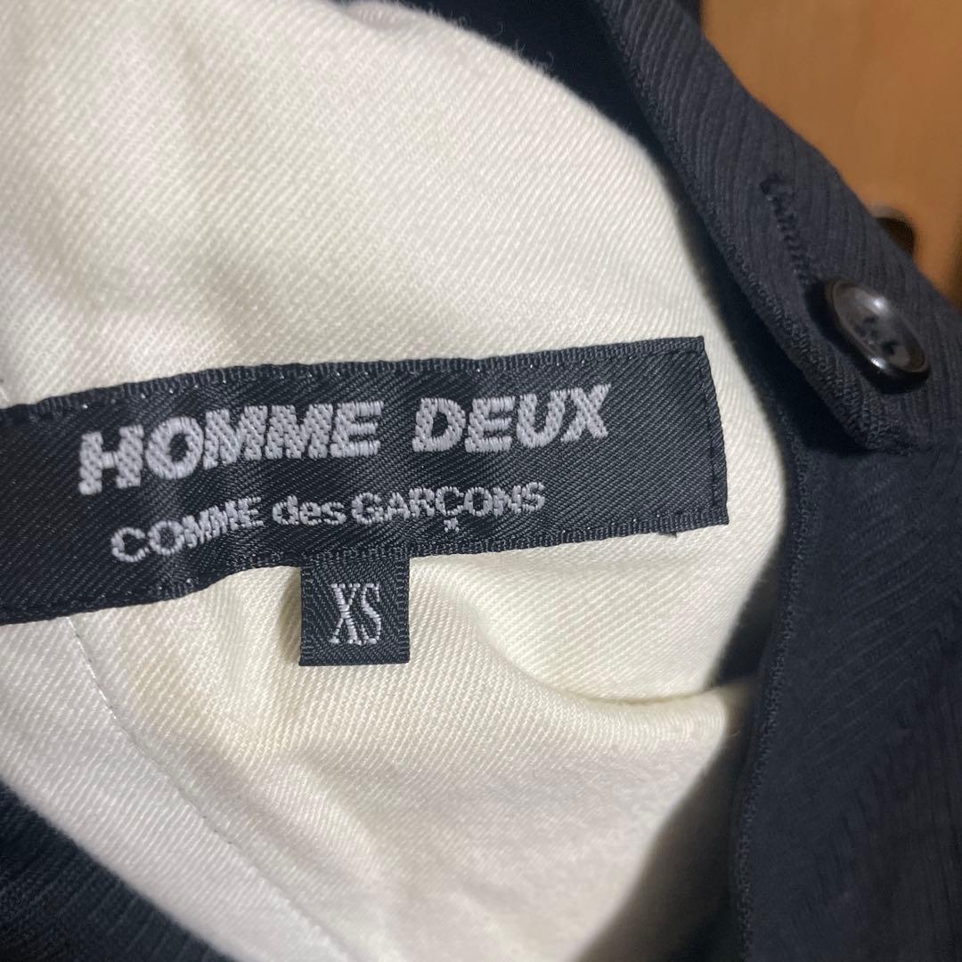 COMME des GARÇONS HOMME DEUX 黒スラックス XS