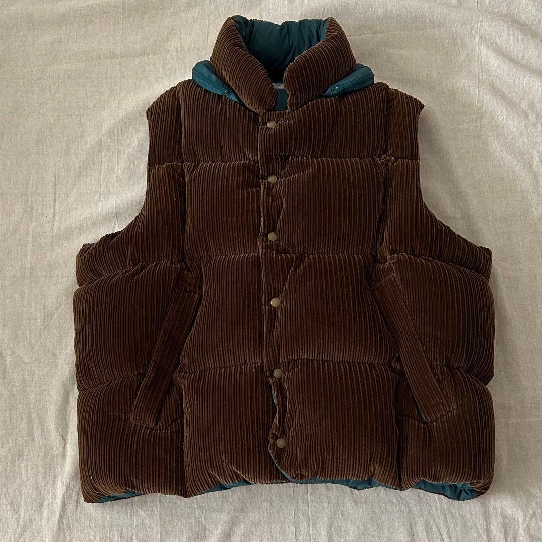 kolor beacon ダウンベスト　フード付き　カラービーコン　アーカイブ