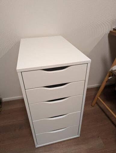 【Rui様予定】イケア ALEX ホワイト 引き出しユニット 袖机