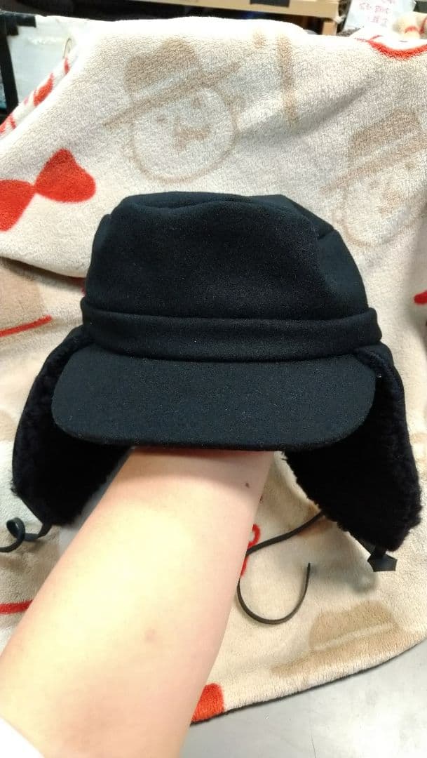 960☆　未使用！　ヨウジヤマモト　ワイズ　ボアウールイヤーキャップ　帽子