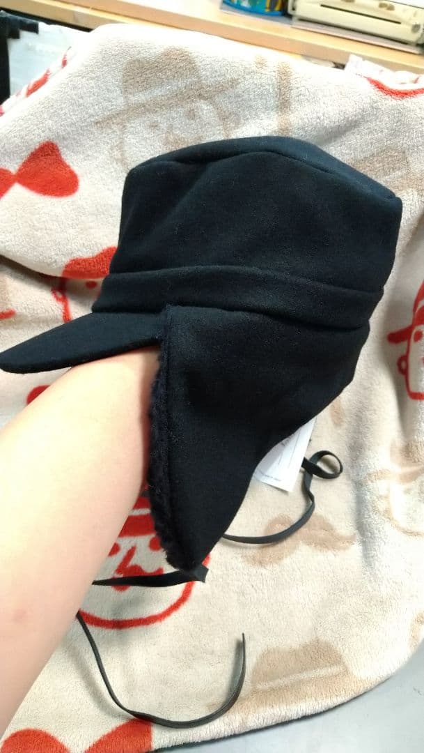 960☆　未使用！　ヨウジヤマモト　ワイズ　ボアウールイヤーキャップ　帽子