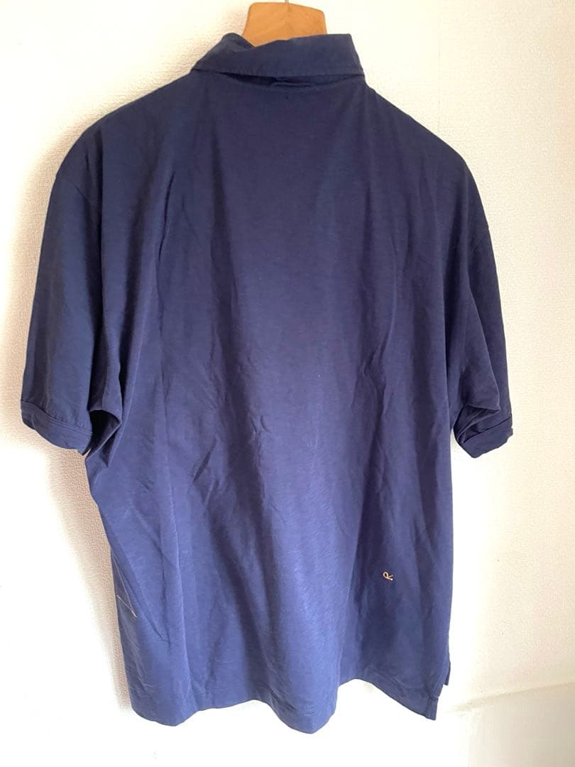 未使用　45R タツノオトシコ刺繍入りポロシャツ