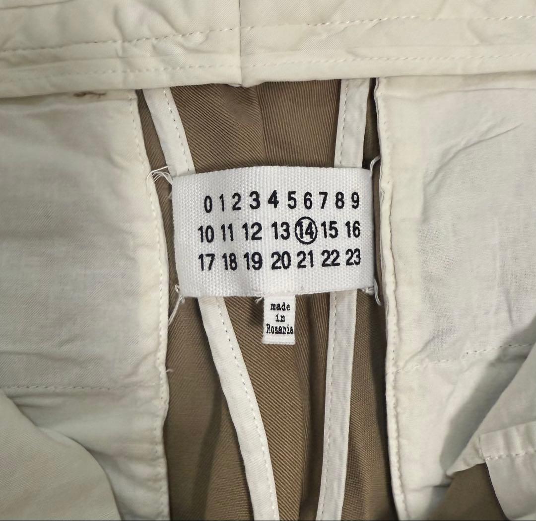 美品　Maison Margiela / マルジェラベージュ チノパン 48