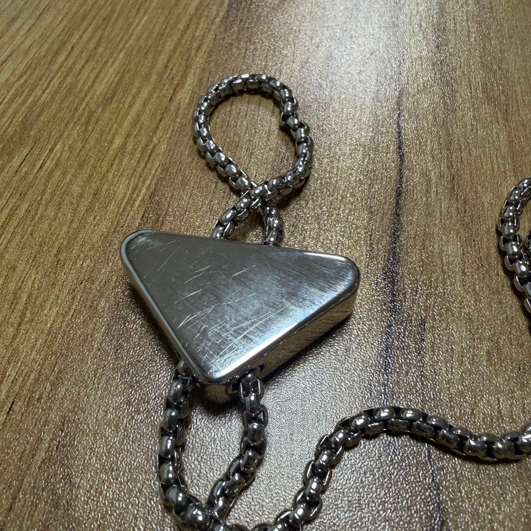 PRADA ストラップチェーン付き　クリスタル　iPhone用ケース ブラック