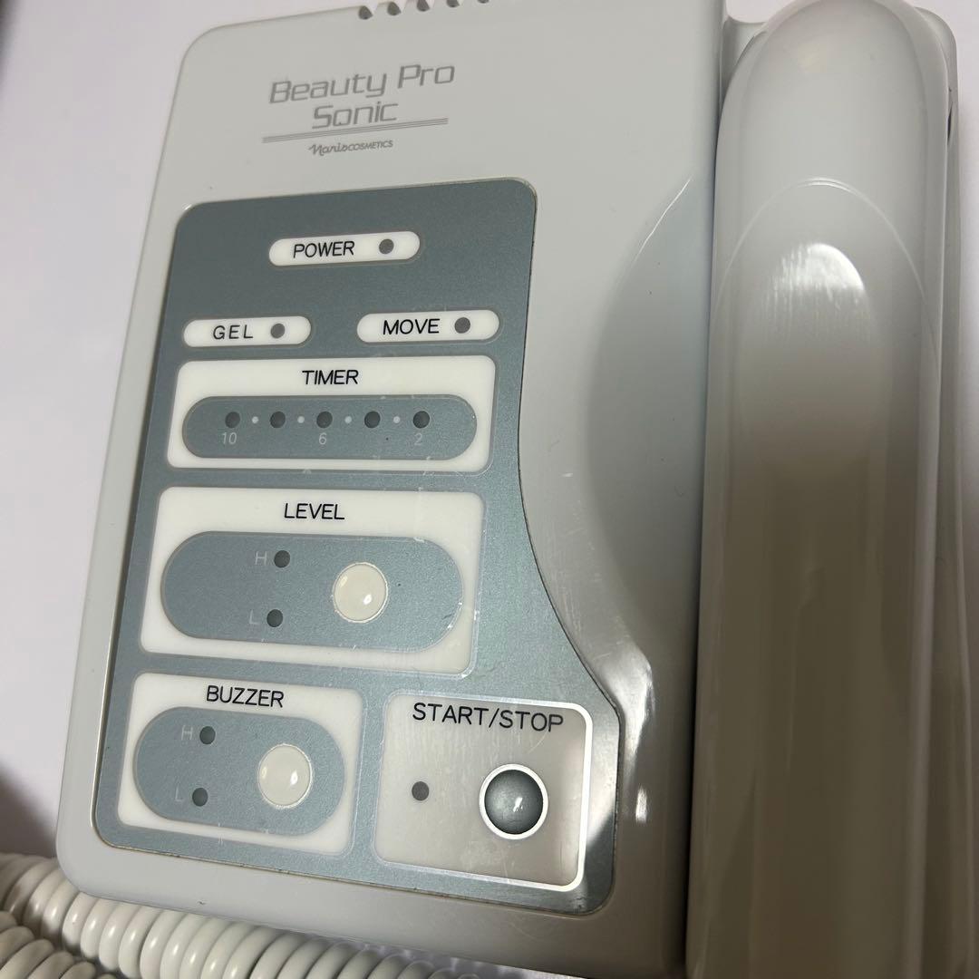 【動作良好】 ナリスBeautyProSonicソニック超音波 美顔器ケース付き