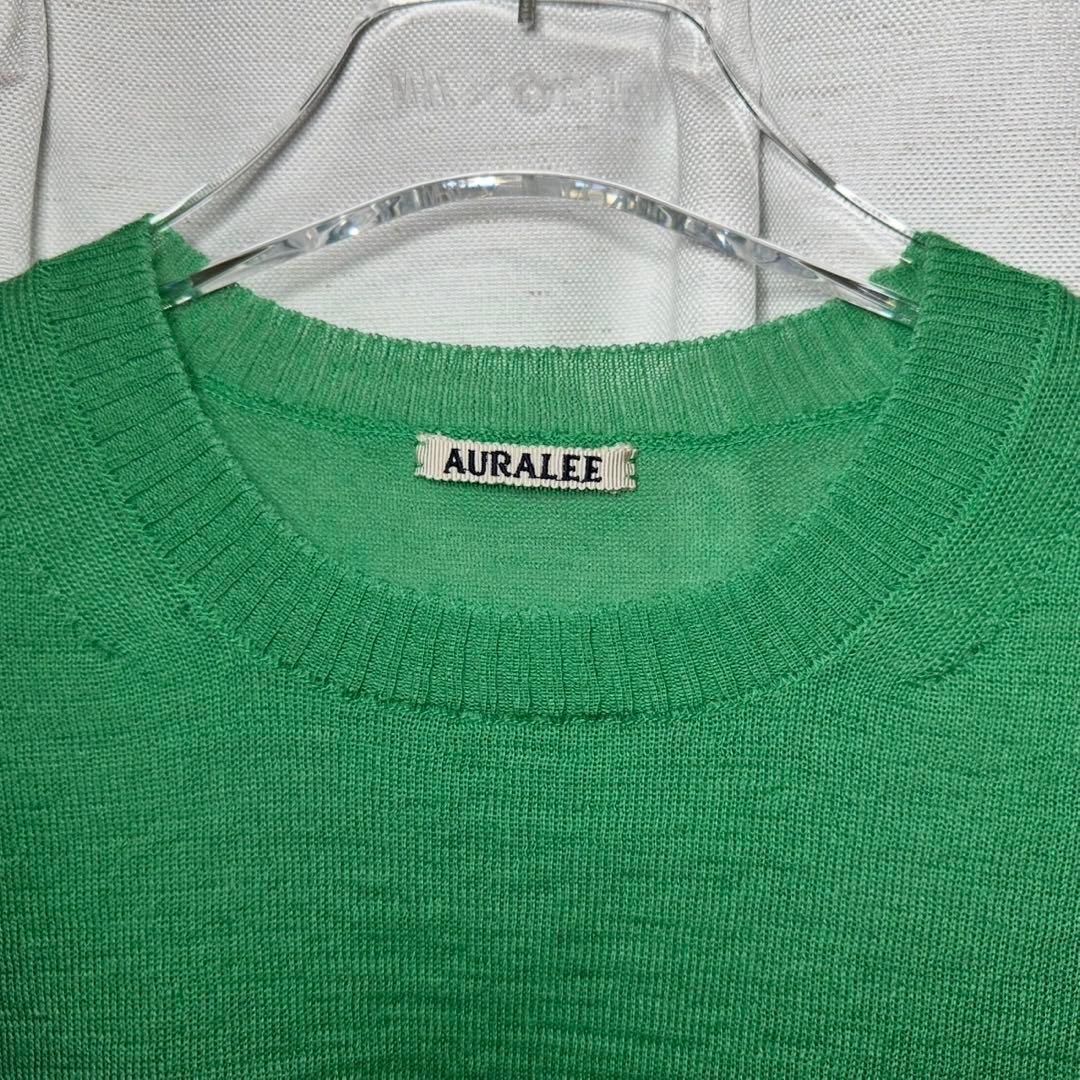 【正規品】AURALEE BABY MOHAIR KNIT P/O 緑