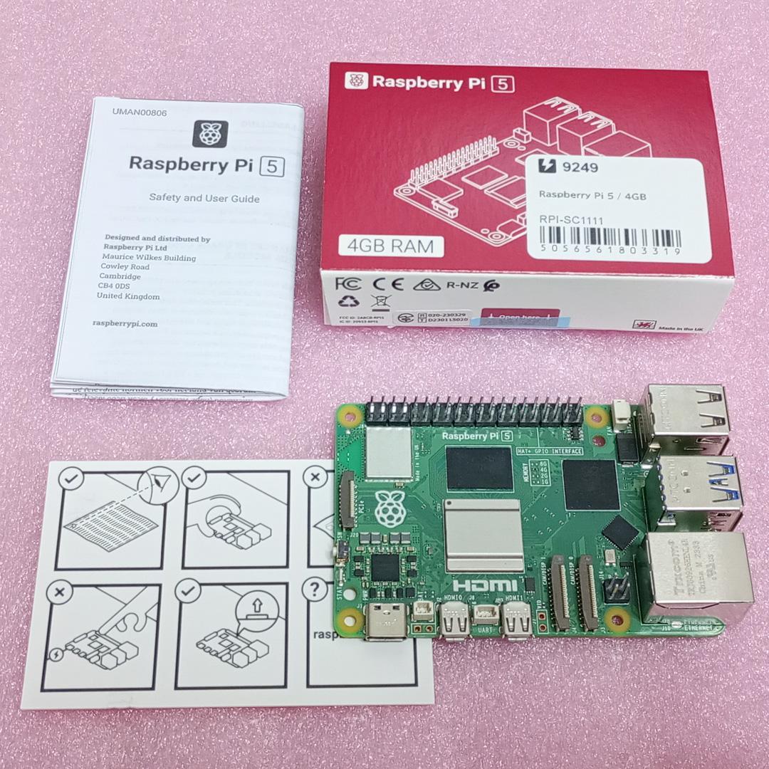 新品同様 Raspberry Pi 5 4GB RAM ラズベリーパイ本体