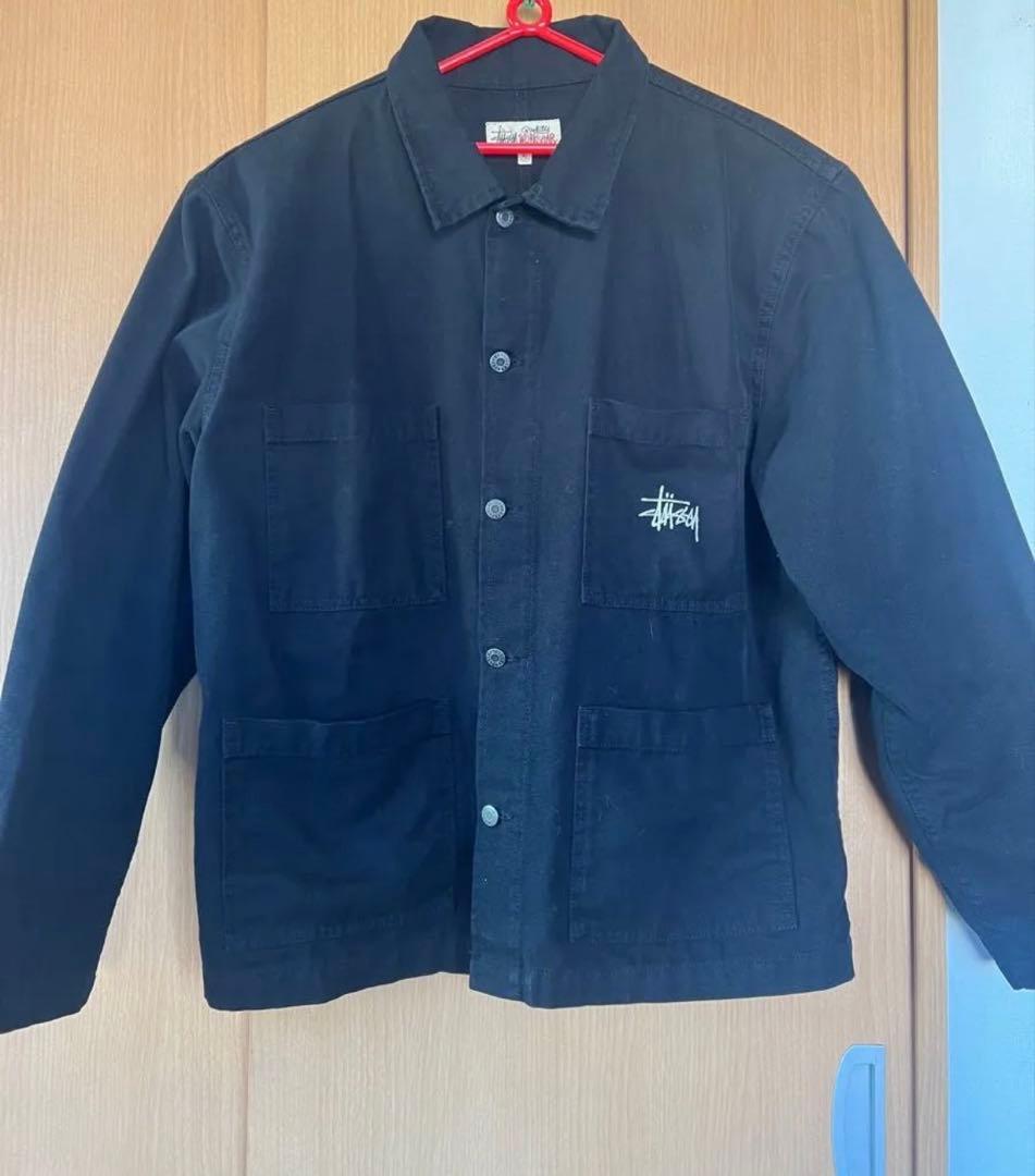 美品 Stussy Canvas Chore Jacket デニムジャケット