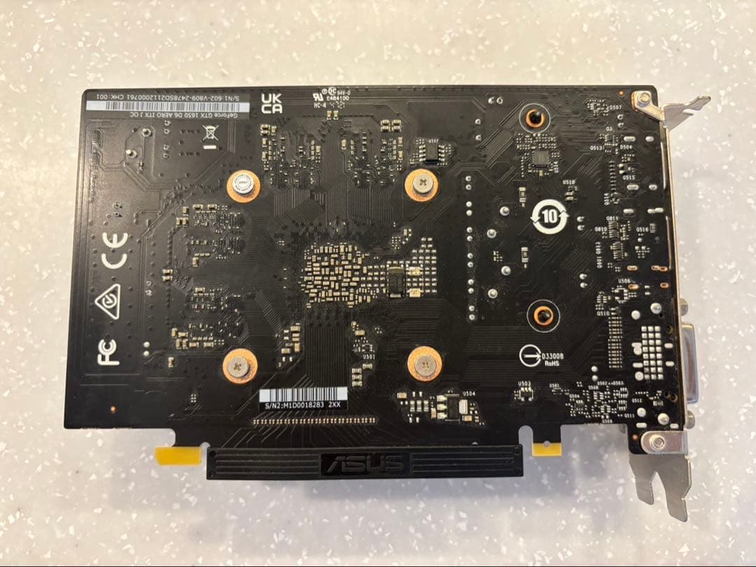 グラフィックボード・グラボ・ビデオカード MSI GeForce GTX 1650 AERO ITX OC 4GB