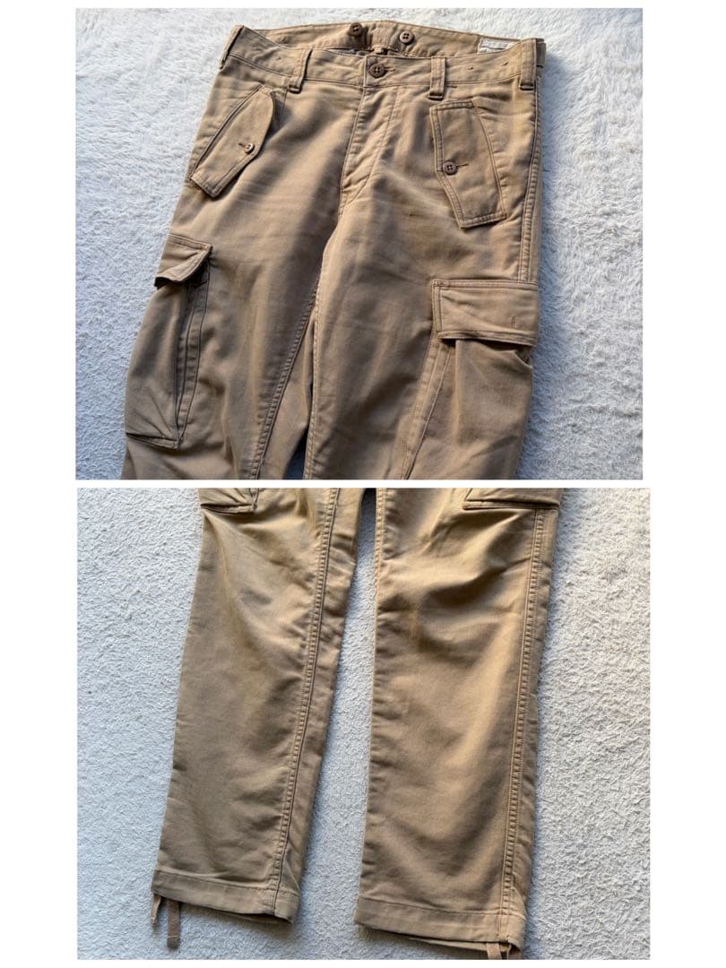 【美品】ポロラルフローレン カーゴパンツ SURPLUS パッチ ベージュ 現行
