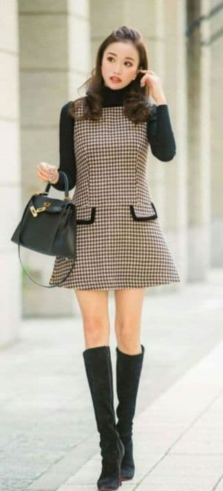 sheller シェリエ　ベロアパイピングミニドレス　美品