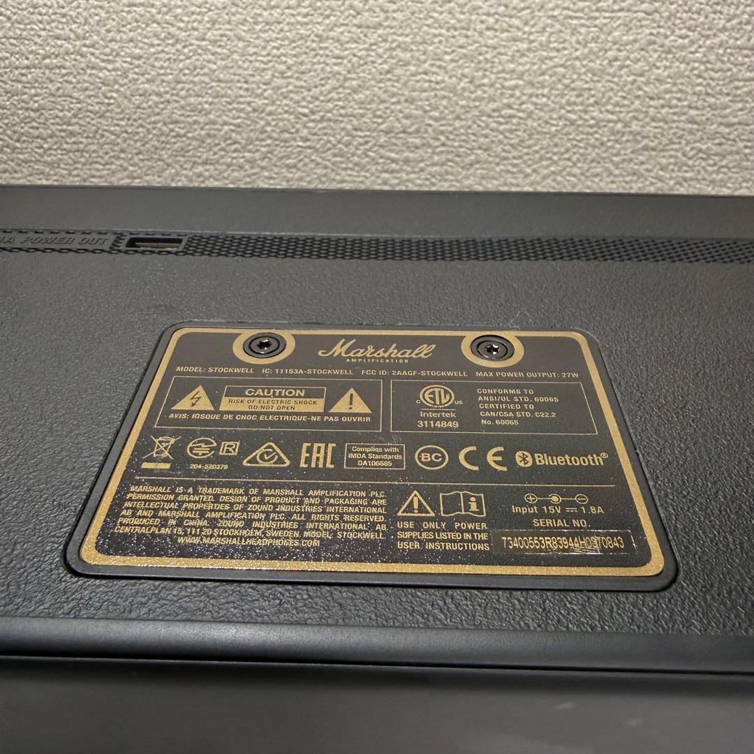Marshall Stockwell ポータブルスピーカー