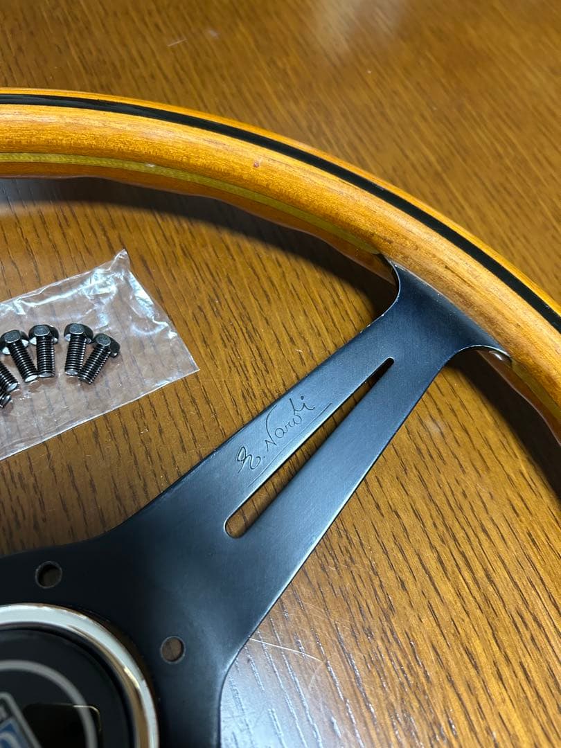 n*o様 ナルディ 正規品 クラシック ウッド ステアリング ハンドル 美品 N