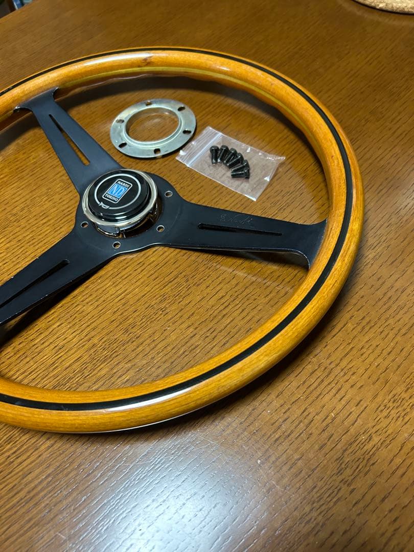 n*o様 ナルディ 正規品 クラシック ウッド ステアリング ハンドル 美品 N